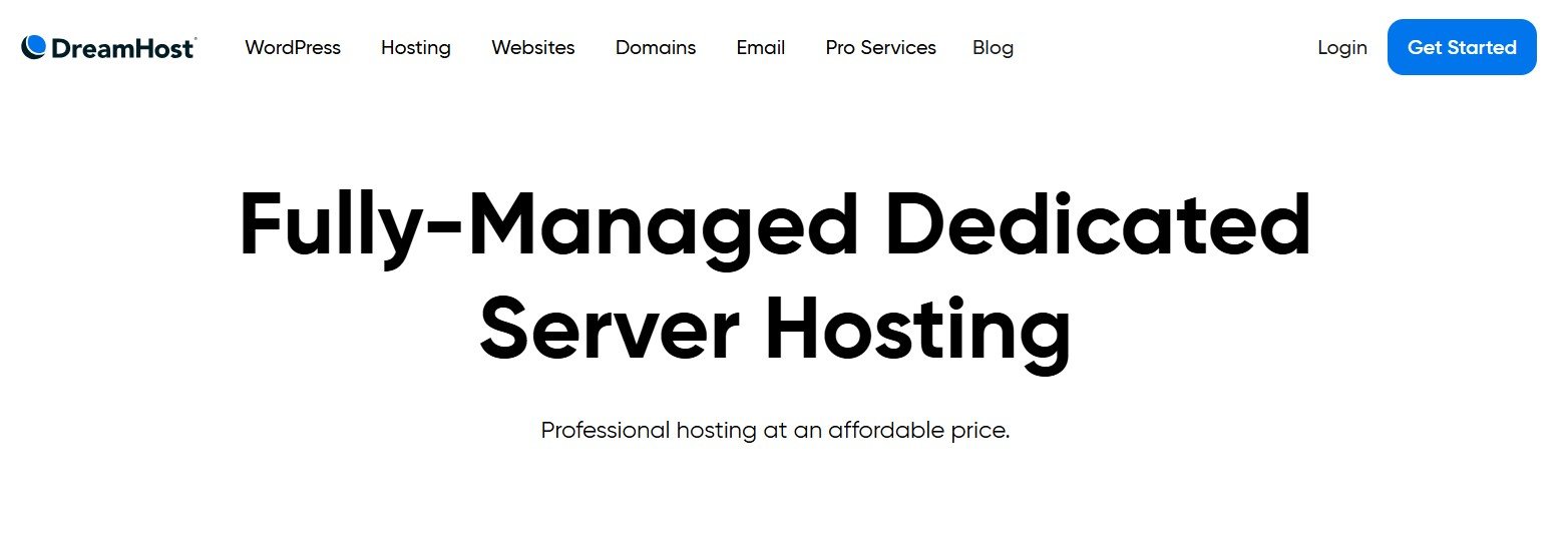 DreamHost Web Hosting Dedicated Hosting